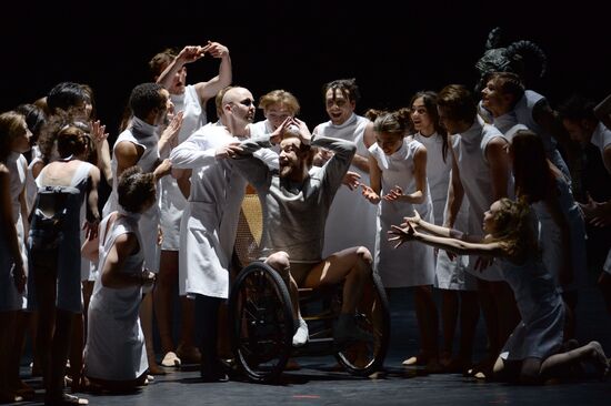 Final rehearsal of Peer Gynt ballet at Novosibirsk Opera and Ballet Theater