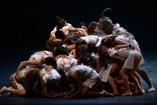 Final rehearsal of Peer Gynt ballet at Novosibirsk Opera and Ballet Theater