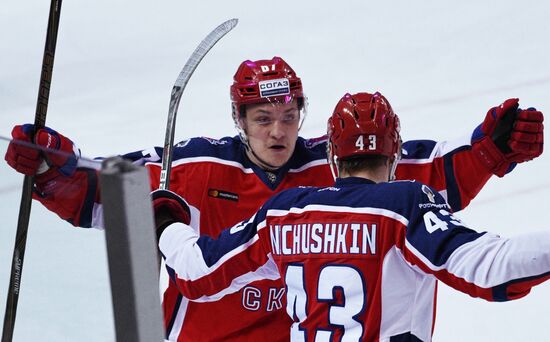 Kontinental Hockey League. CSKA vs. Lokomotiv