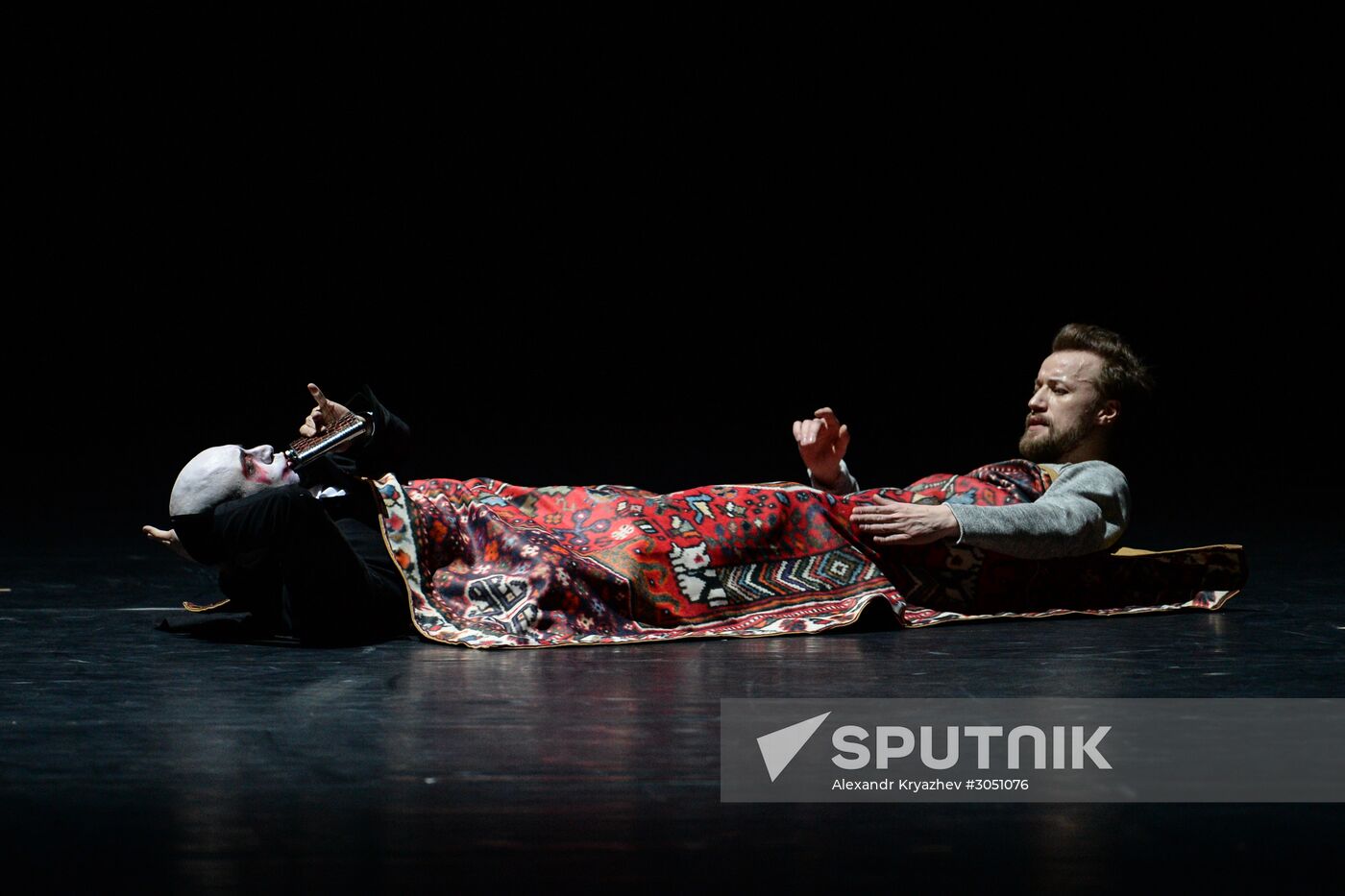 Final rehearsal of Peer Gynt ballet at Novosibirsk Opera and Ballet Theater