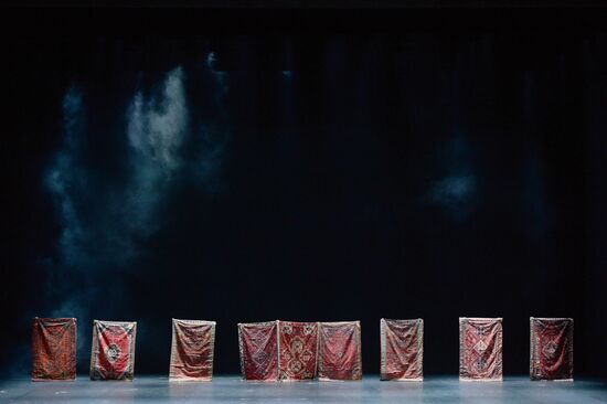 Final rehearsal of Peer Gynt ballet at Novosibirsk Opera and Ballet Theater