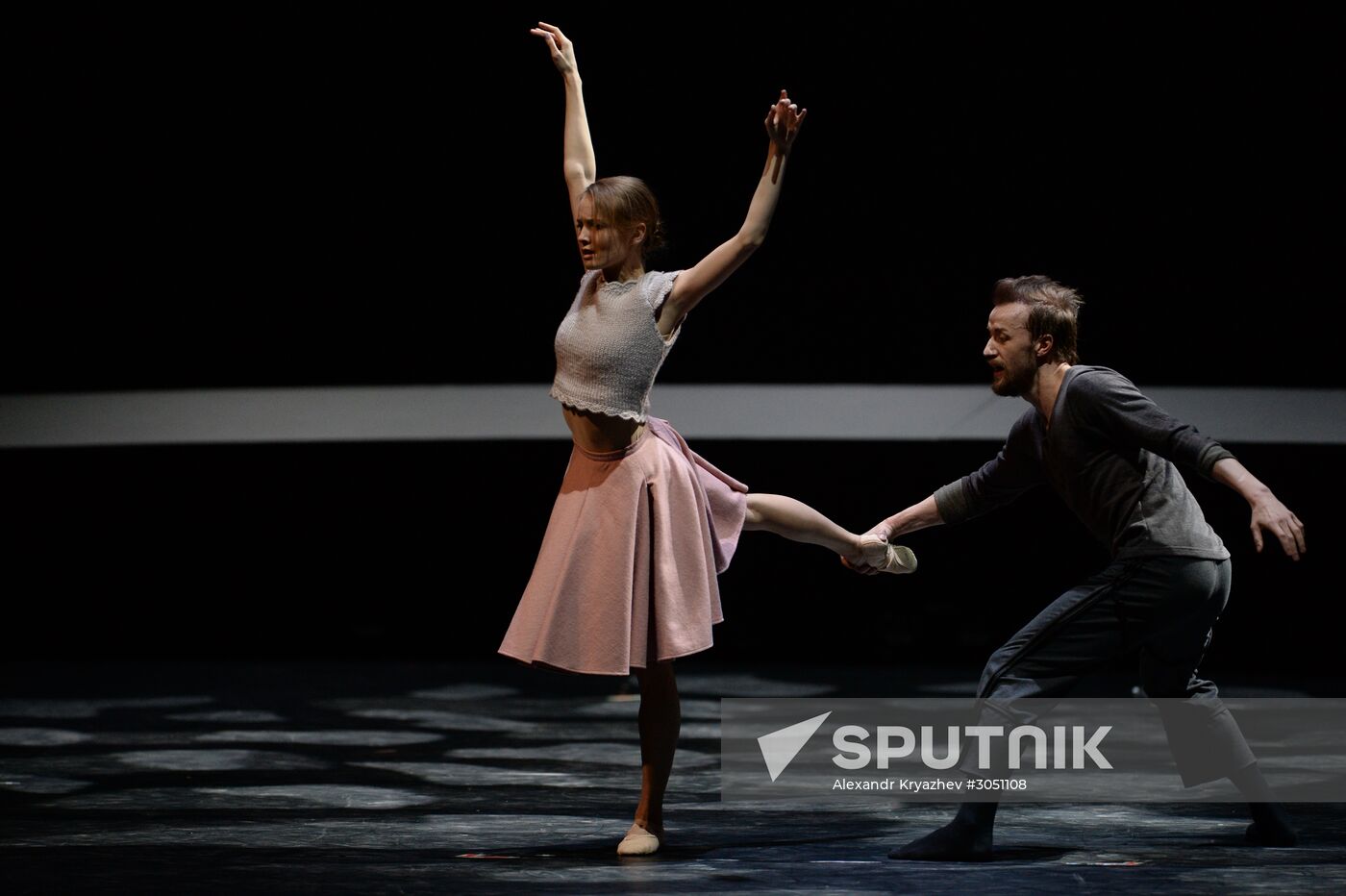 Final rehearsal of Peer Gynt ballet at Novosibirsk Opera and Ballet Theater