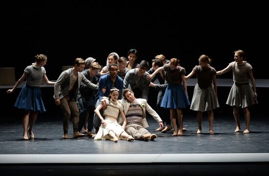 Final rehearsal of Peer Gynt ballet at Novosibirsk Opera and Ballet Theater