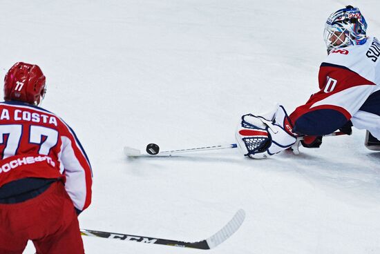 Kontinental Hockey League. CSKA vs. Lokomotiv