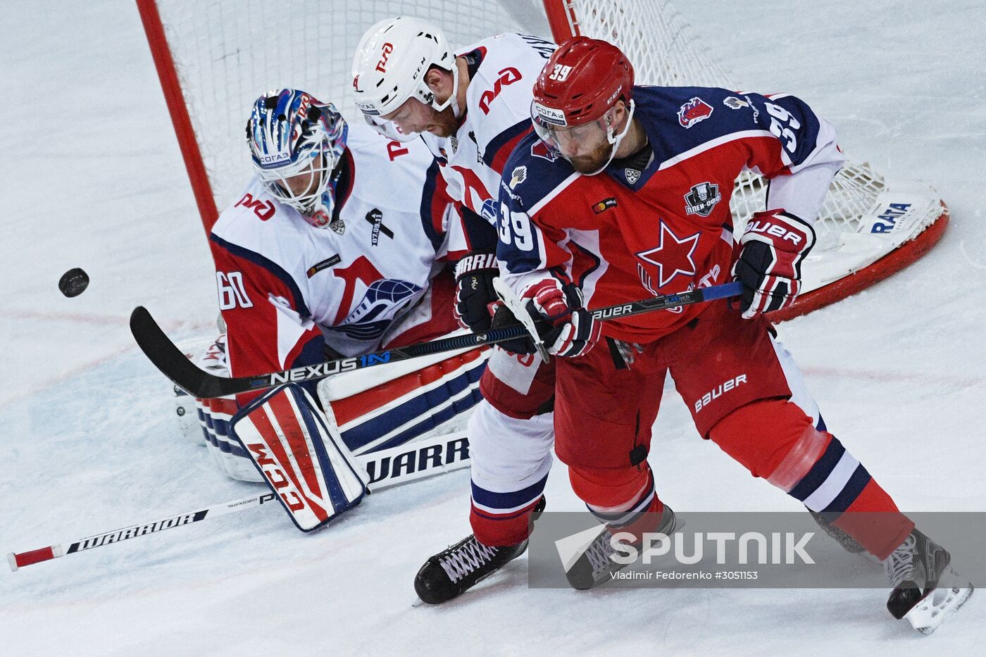 Kontinental Hockey League. CSKA vs. Lokomotiv