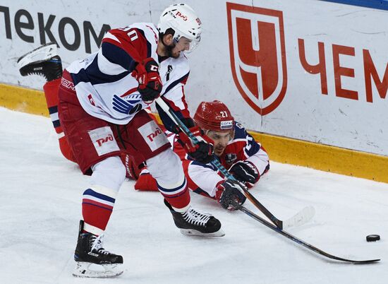 Kontinental Hockey League. CSKA vs. Lokomotiv