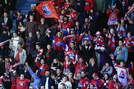Kontinental Hockey League. CSKA vs. Lokomotiv