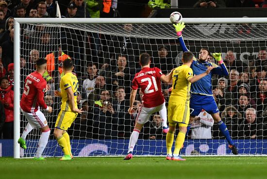 UEFA Europa League. Manchester United vs. Rostov