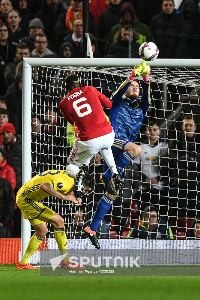 UEFA Europa League. Manchester United vs. Rostov