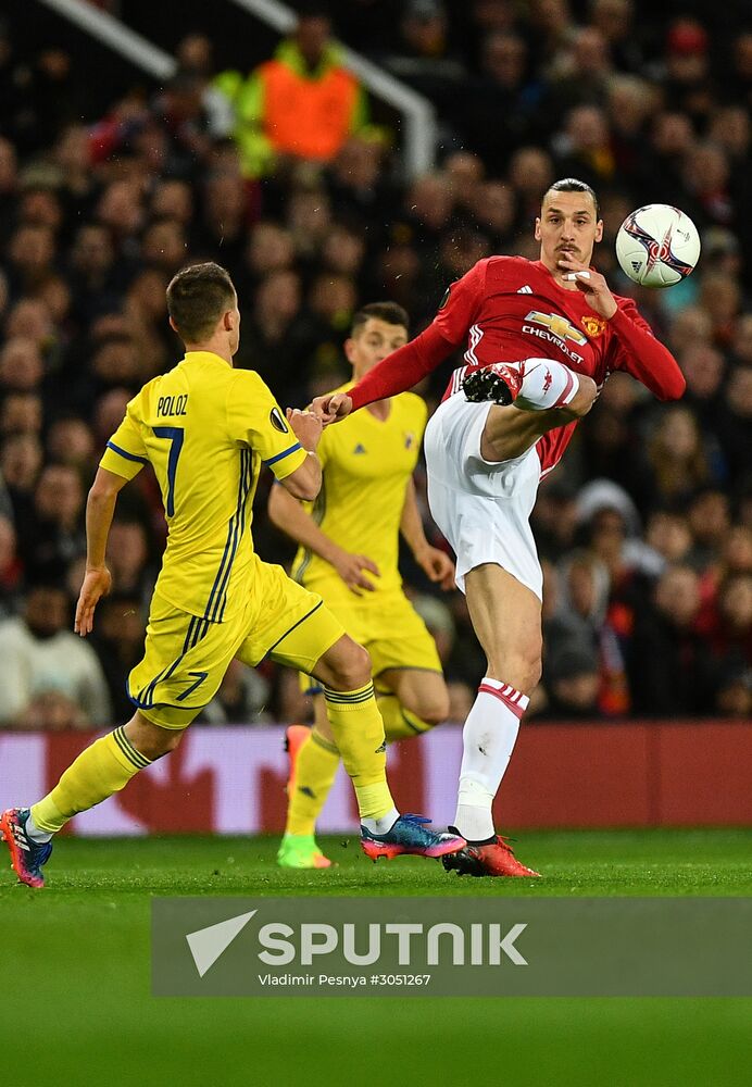 UEFA Europa League. Manchester United vs. Rostov