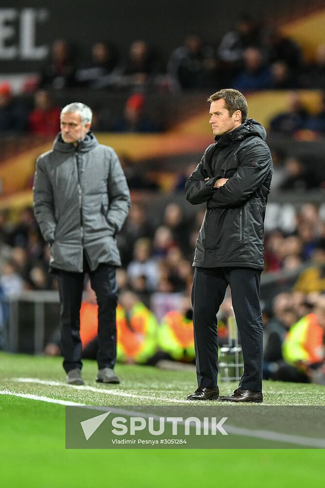 UEFA Europa League. Manchester United vs. Rostov