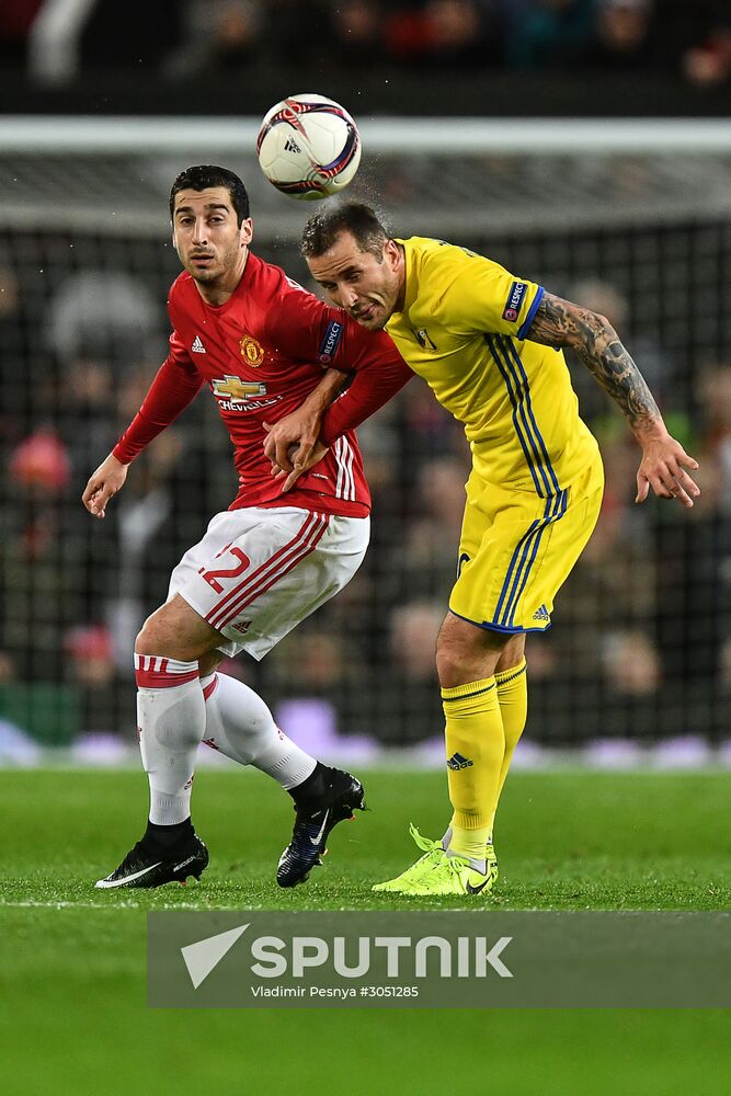UEFA Europa League. Manchester United vs. Rostov