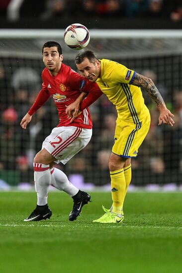 UEFA Europa League. Manchester United vs. Rostov