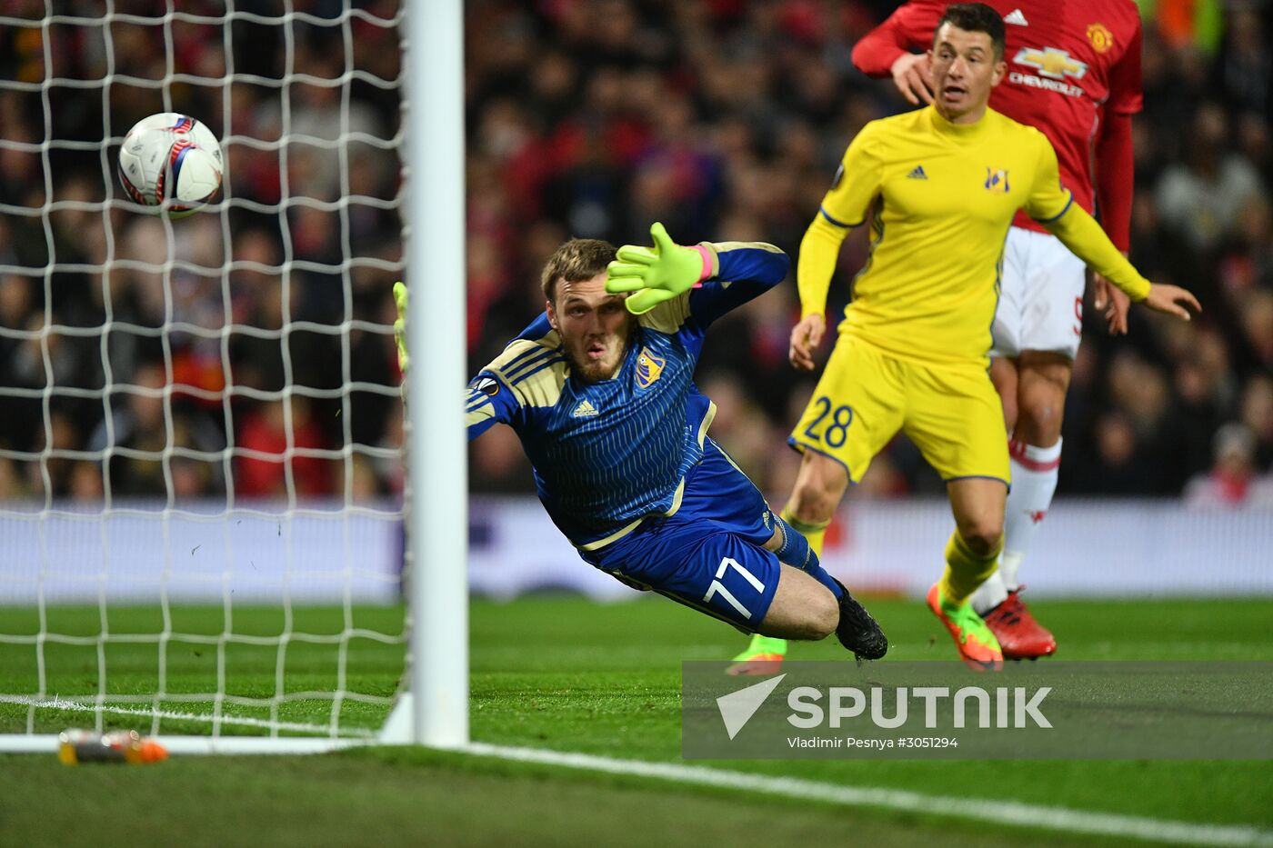 UEFA Europa League. Manchester United vs. Rostov