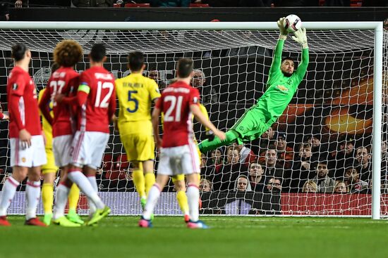 UEFA Europa League. Manchester United vs. Rostov