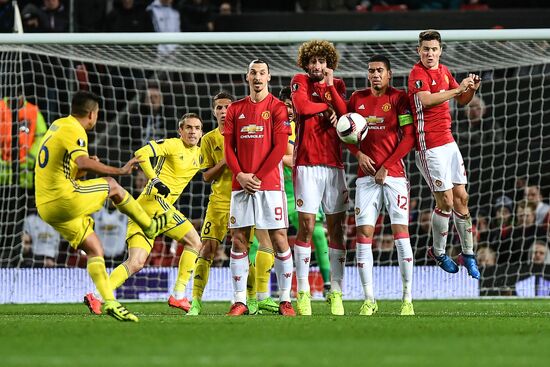 UEFA Europa League. Manchester United vs. Rostov