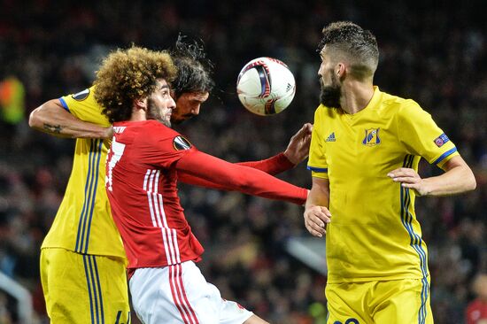 UEFA Europa League. Manchester United vs. Rostov
