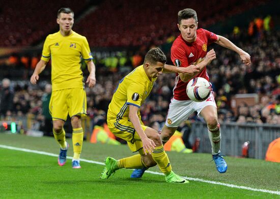 UEFA Europa League. Manchester United vs. Rostov