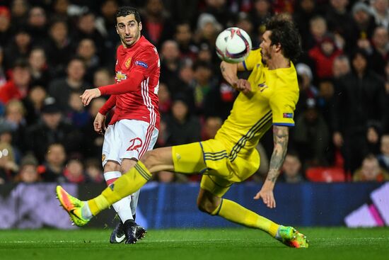 UEFA Europa League. Manchester United vs. Rostov