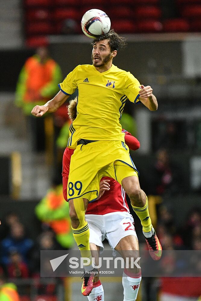 UEFA Europa League. Manchester United vs. Rostov
