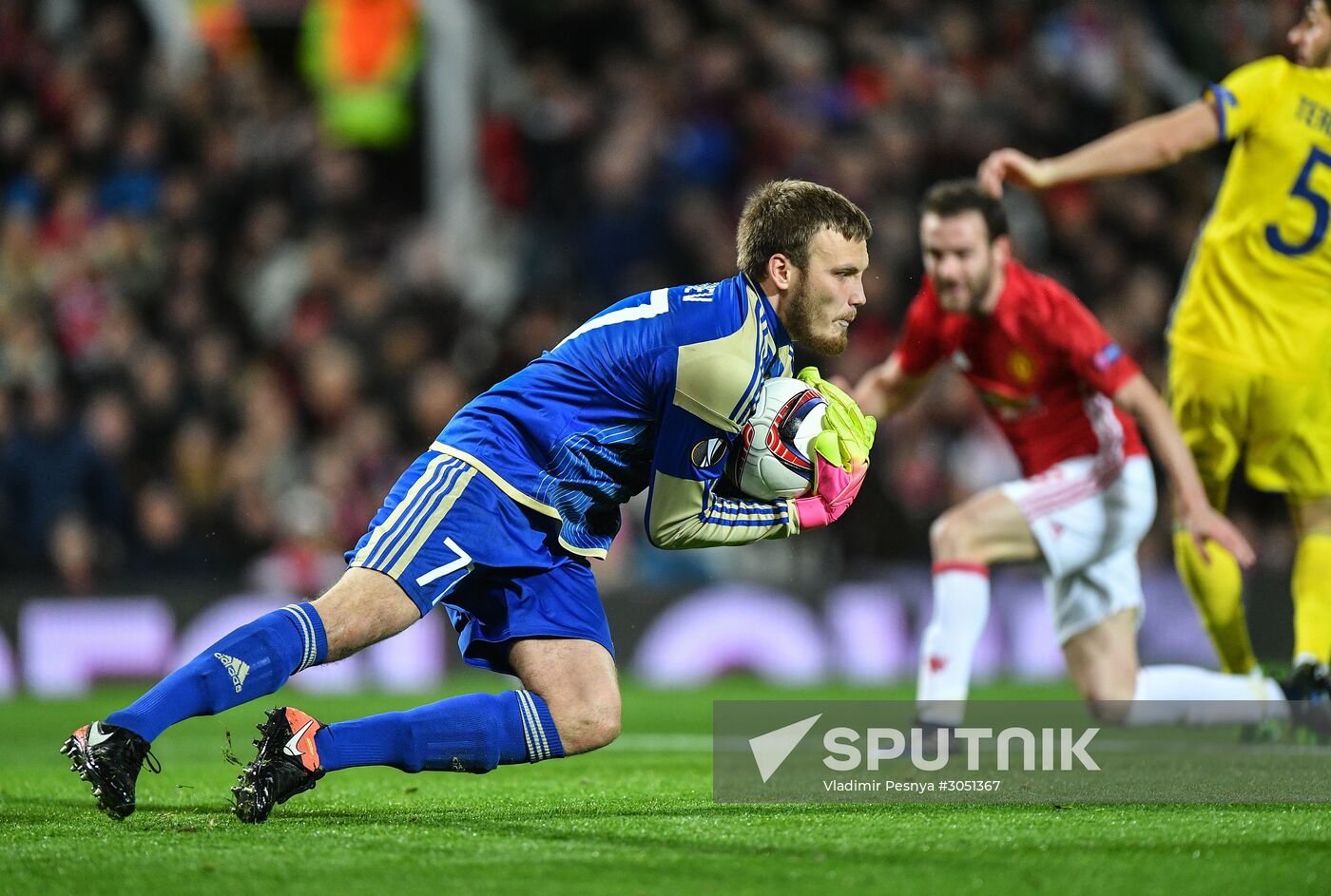 Football. Europa League. Manchester United vs. Rostov