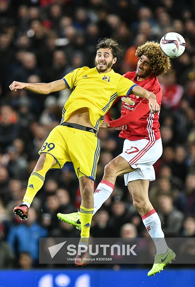 UEFA Europa League. Manchester United vs. Rostov