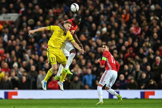 UEFA Europa League. Manchester United vs. Rostov