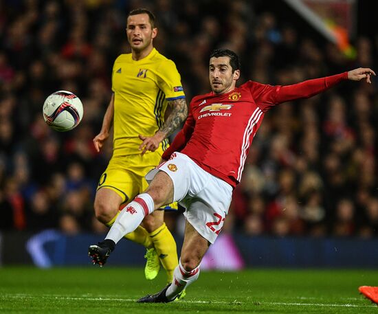 UEFA Europa League. Manchester United vs. Rostov