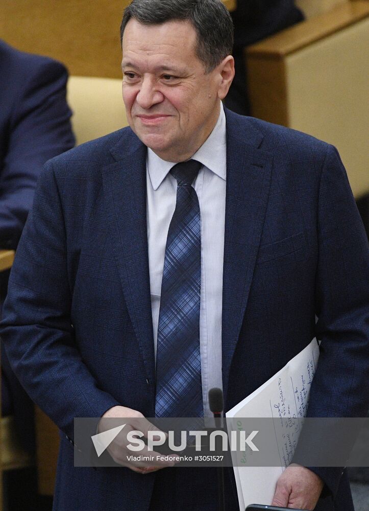 State Duma plenary meeting