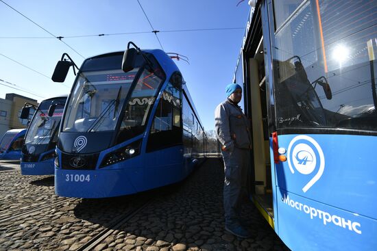 Moscow's Bauman tram depot