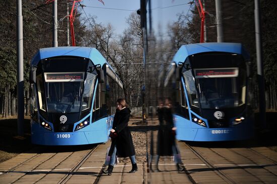 Moscow's Bauman tram depot