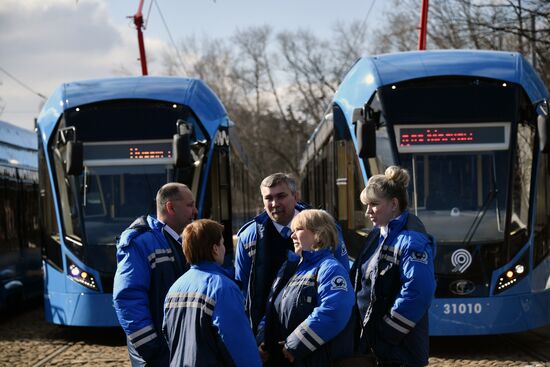 Moscow's Bauman tram depot