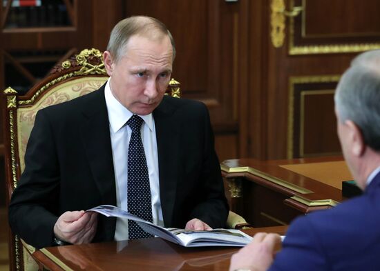 President Putin meets with Saratov Region Governor Radayev