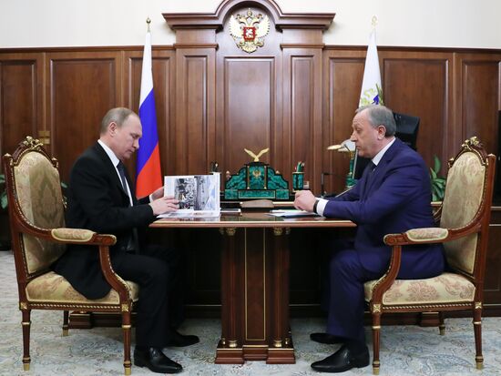President Putin meets with Saratov Region Governor Radayev