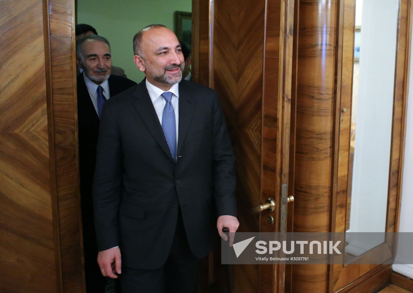 Russian Foreign Minister Lavrov meets with Afghanistan President's security advisor Hanif Atmar