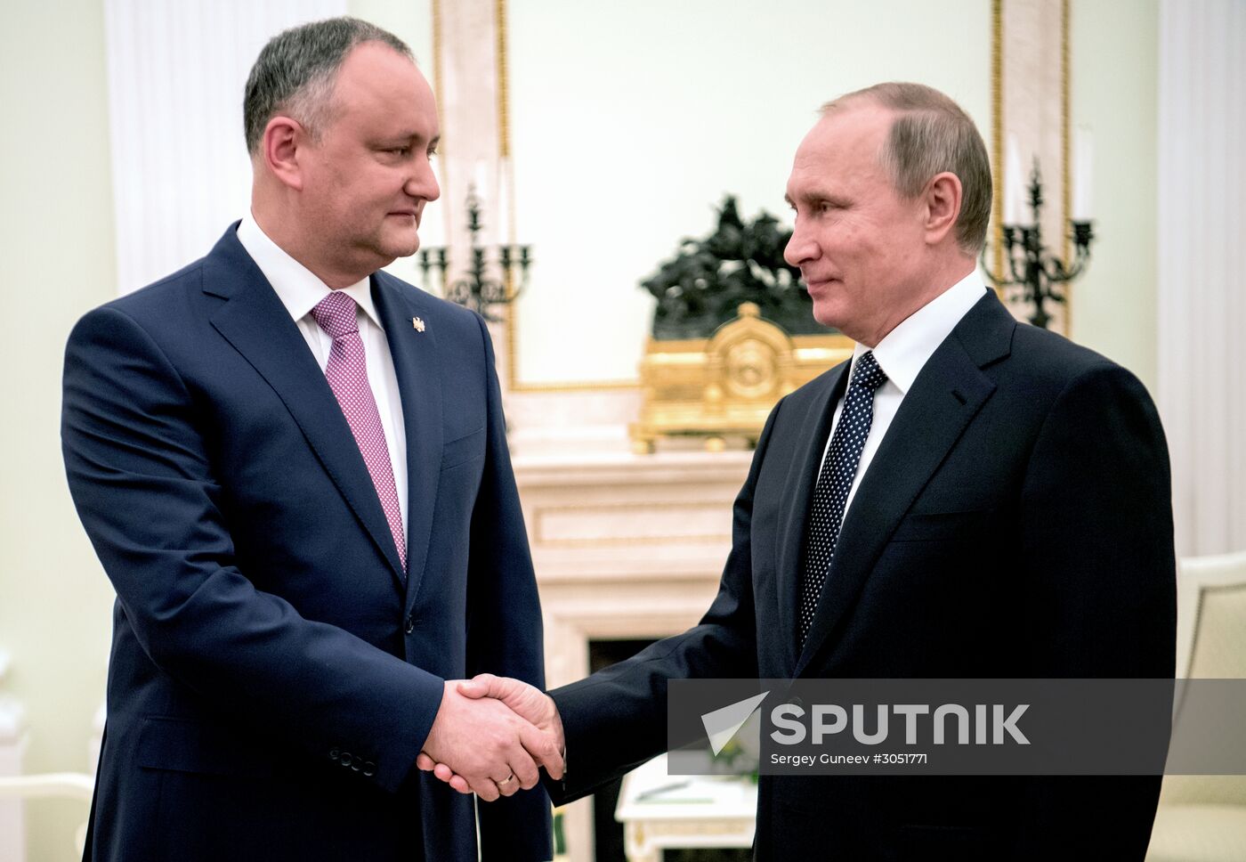 President Putin meets with President of Moldova Igor Dodon