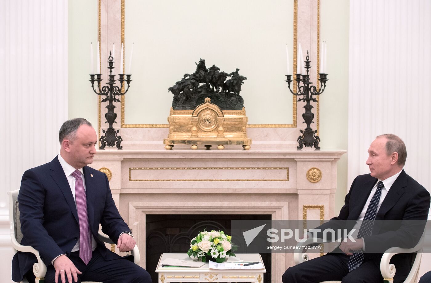 President Putin meets with President of Moldova Igor Dodon