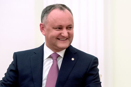 President Putin meets with President of Moldova Igor Dodon