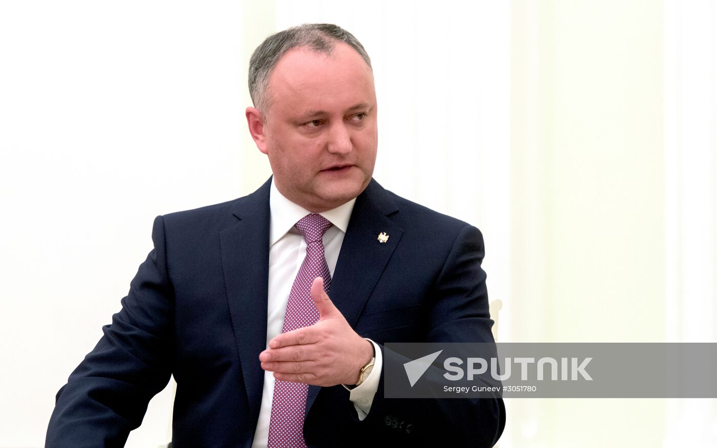 President Putin meets with President of Moldova Igor Dodon