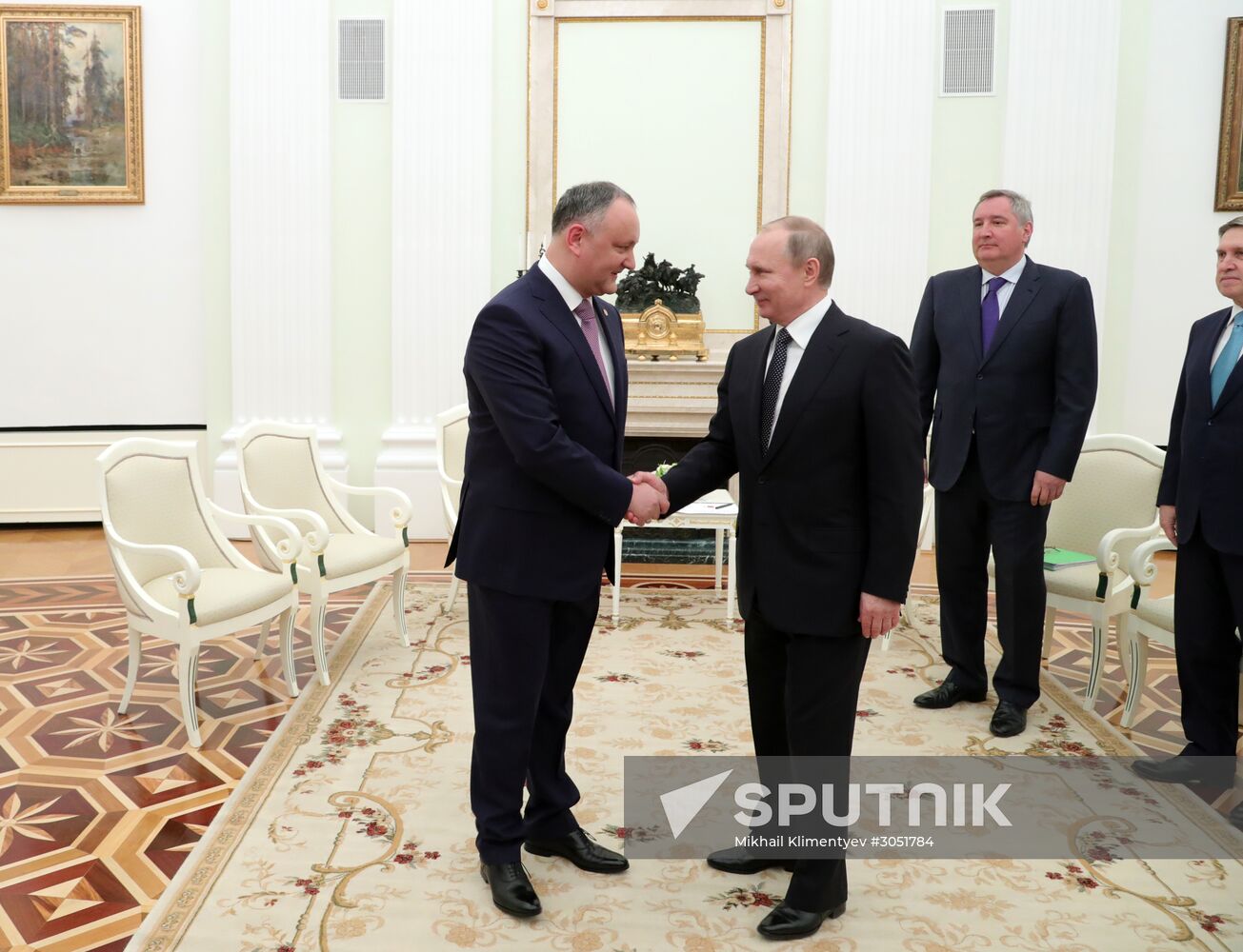 President Putin meets with President of Moldova Igor Dodon