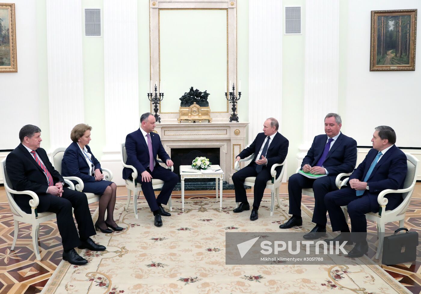 President Putin meets with President of Moldova Igor Dodon
