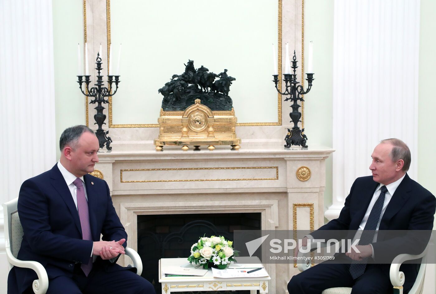 President Putin meets with President of Moldova Igor Dodon
