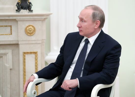 President Putin meets with President of Moldova Igor Dodon