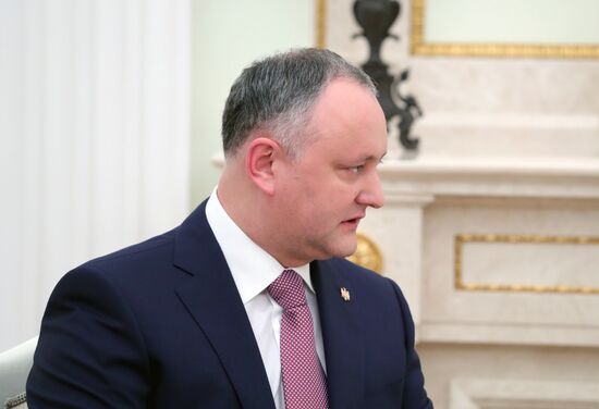 President Putin meets with President of Moldova Igor Dodon