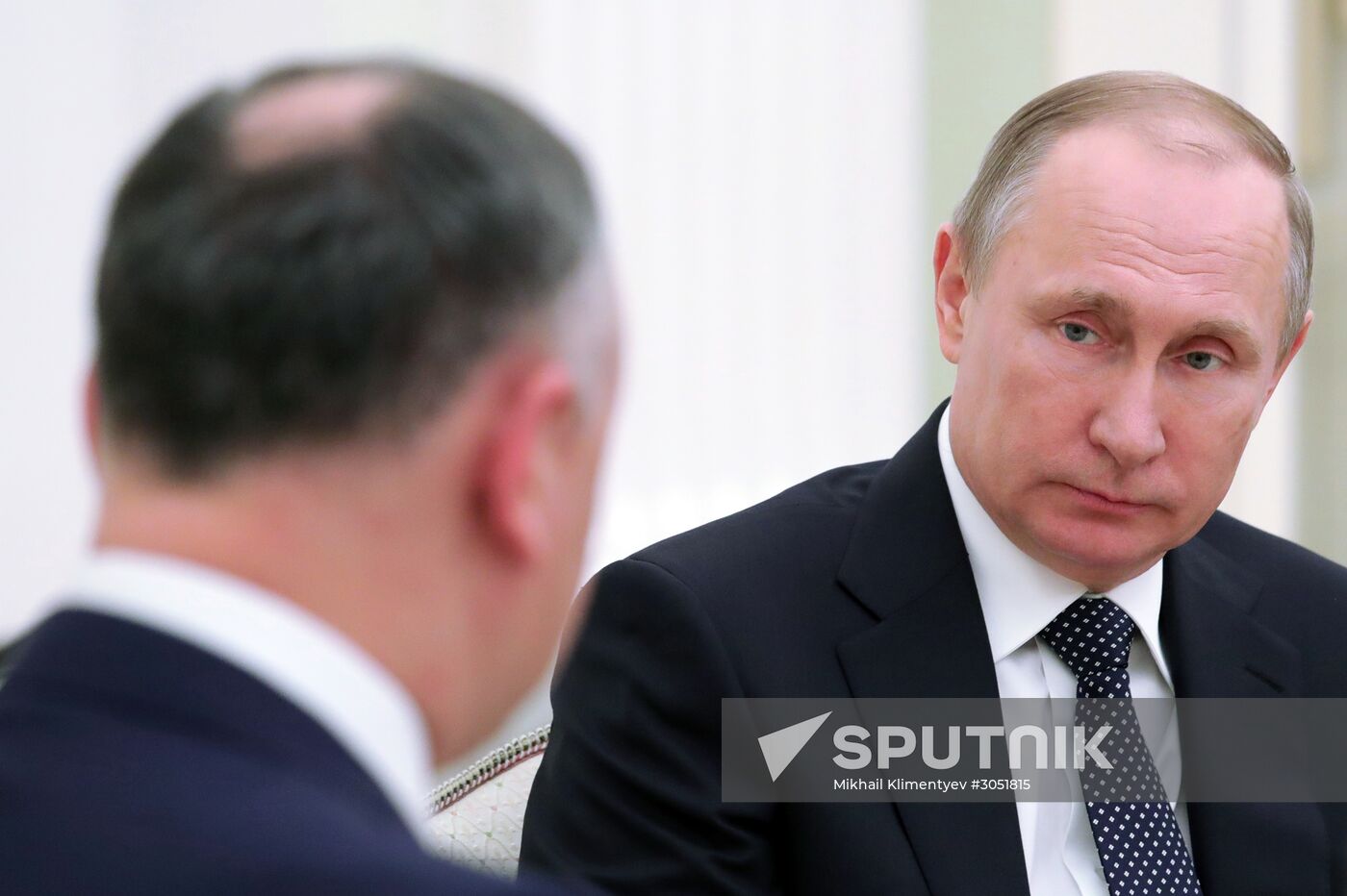 President Putin meets with President of Moldova Igor Dodon