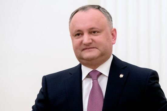 President Putin meets with President of Moldova Igor Dodon