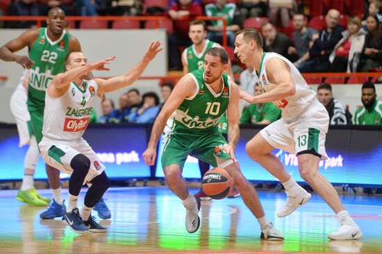 Euroleague Basketball. UNICS vs. Zalgiris