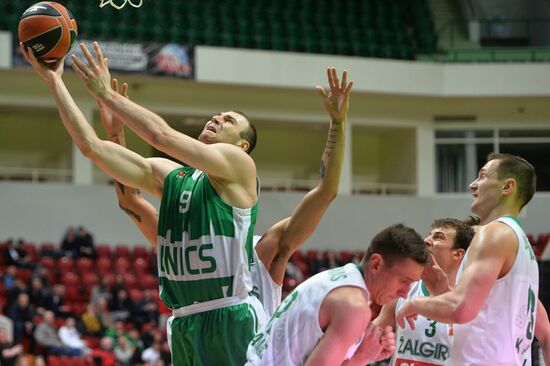 Euroleague Basketball. UNICS vs. Zalgiris