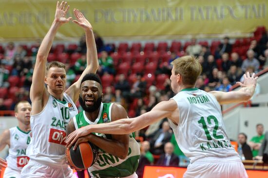 Euroleague Basketball. UNICS vs. Zalgiris