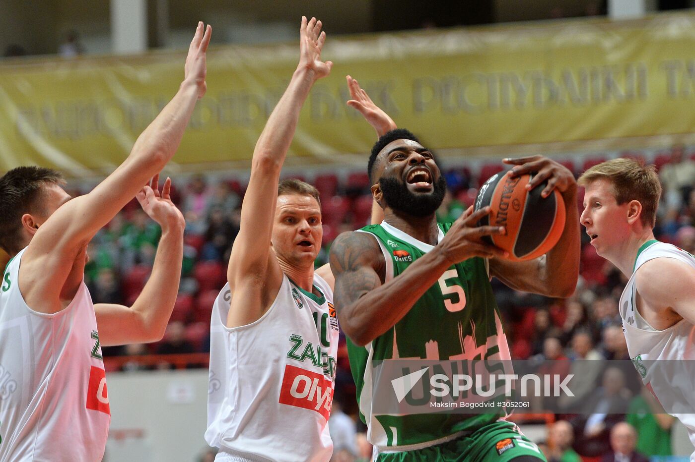 Euroleague Basketball. UNICS vs. Zalgiris